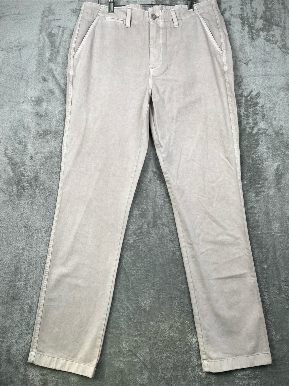 NEW Outerknown 33 Mens Beige 100% Organic Cotton Chino Pants